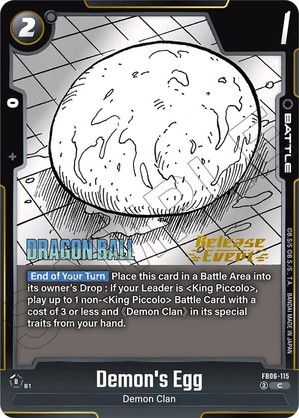 Demon's Egg [Manga Booster 02 Release Event Cards]