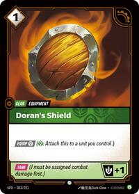 Spiritforged : Doran's Shield - 033/221 - Foil - Common - Gear