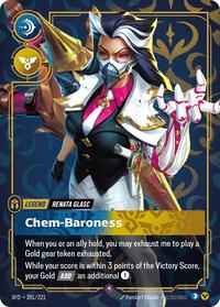 Spiritforged : Renata Glasc - Chem-Baroness - 201/221 - Foil - Rare - Legend