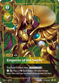 Spiritforged : Azir - Emperor of the Sands - 197/221 - Foil - Rare - Legend