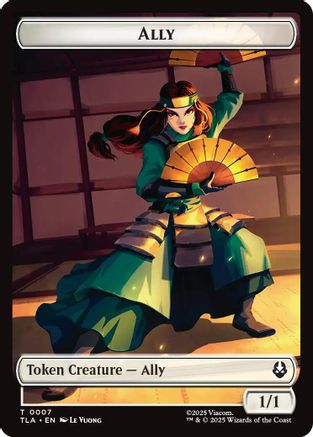 Ally (0007) // Clue (0018) Double-Sided Token (TLA-7 // 18) [Avatar: The Last Airbender]