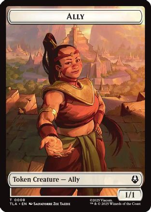 Ally (0008) // Clue (0016) Double-Sided Token (TLA-8 // 16) [Avatar: The Last Airbender] Foil