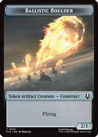 Ballistic Boulder // Soldier (0011) Double-Sided Token (TLA-13 // 11) [Avatar: The Last Airbender]