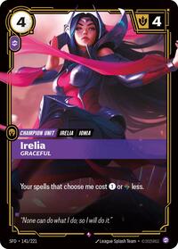 Spiritforged : Irelia - Graceful - 141/221 - Foil - Showcase - Champion Unit