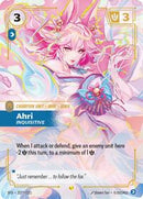 Spiritforged : Ahri - Inquisitive (Signature) - 227*/221 - Showcase - Champion Unit