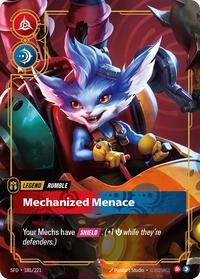Spiritforged : Rumble - Mechanized Menace - 181/221 - Foil - Rare - Legend