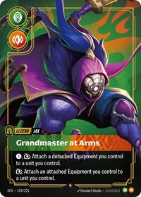 Spiritforged : Jax - Grandmaster At Arms - 193/221 - Foil - Rare - Legend