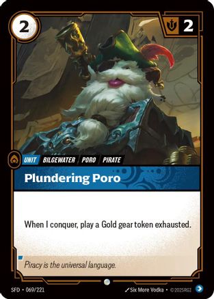Plundering Poro (069/221) - Spiritforged Foil