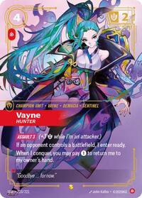 Spiritforged : Vayne - Hunter (Overnumbered) - 223/221 - Foil - Showcase - Champion Unit