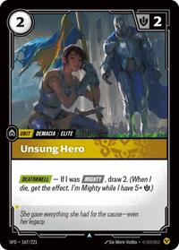 Spiritforged : Unsung Hero - 167/221 - Foil - Uncommon - Unit