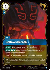 Spiritforged : Bellows Breath - 080/221 - Foil - Rare - Spell