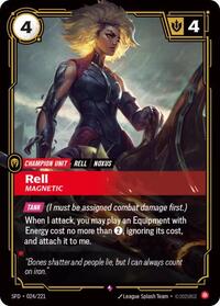 Spiritforged : Rell - Magnetic - 024/221 - Foil - Rare - Champion Unit