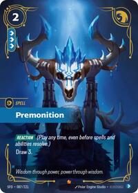 Spiritforged : Premonition - 087/221 - Foil - Epic - Spell