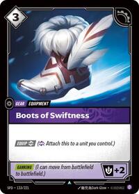 Spiritforged : Boots of Swiftness - 133/221 - Normal - Uncommon - Gear