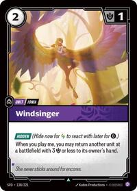 Spiritforged : Windsinger - 138/221 - Foil - Uncommon - Unit