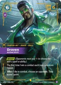 Spiritforged : Draven - Audacious (Alternate Art) - 148a/221 - Foil - Showcase - Champion Unit