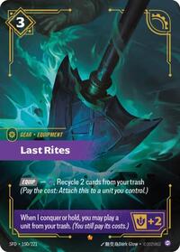 Spiritforged : Last Rites - 150/221 - Foil - Epic - Gear
