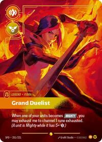 Spiritforged : Fiora - Grand Duelist (Overnumbered) - 251/221 - Foil - Showcase - Legend
