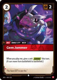 Spiritforged : Gem Jammer - 007/221 - Normal - Common - Unit