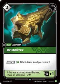 Spiritforged : Brutalizer - 042/221 - Normal - Uncommon - Gear