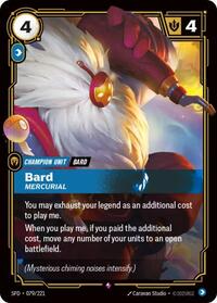 Spiritforged : Bard - Mercurial - 079/221 - Foil - Rare - Champion Unit