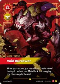 Spiritforged : Rek'sai - Void Burrower (Overnumbered) - 243/221 - Showcase - Legend