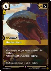 Spiritforged : Undertitan - 175/221 - Foil - Rare - Unit