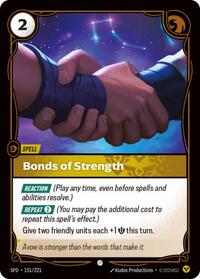 Spiritforged : Bonds of Strength - 151/221 - Normal - Uncommon - Spell