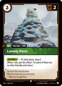 Spiritforged : Lonely Poro - 036/221 - Normal - Common - Unit