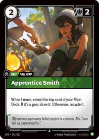 Spiritforged : Apprentice Smith - 041/221 - Foil - Uncommon - Unit