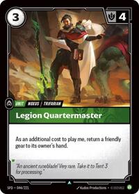 Spiritforged : Legion Quartermaster - 044/221 - Foil - Uncommon - Unit