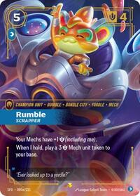 Spiritforged : Rumble - Scrapper (Alternate Art) - 089a/221 - Foil - Showcase