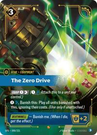 Spiritforged : The Zero Drive - 090/221 - Foil - Epic - Gear