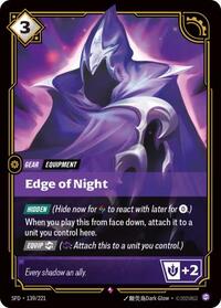 Spiritforged : Edge of Night - 139/221 - Foil - Rare - Gear