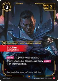 Spiritforged : Lucian - Gunslinger - 028/221 - Foil - Epic - Champion Unit