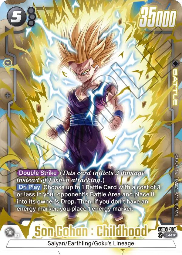 Son Gohan : Childhood (FB08-106) (Alternate Art) [Saiyan's Pride]