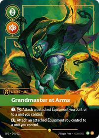 Spiritforged : Jax - Grandmaster At Arms (Overnumbered) - 245/221 - Showcase - Legend
