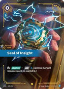 Spiritforged : Seal of Insight (Overnumbered) - 229/221 - Foil - Showcase - Gear
