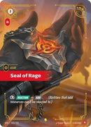 Spiritforged : Seal of Rage (Overnumbered) - 222/221 - Foil - Showcase - Gear