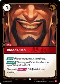 Spiritforged : Blood Rush - 003/221 - Normal - Common - Spell