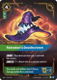 Spiritforged : Rabadon's Deathcrown - 191/221 - Foil - Epic - Signature Gear