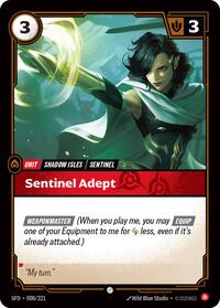 Spiritforged : Sentinel Adept - 008/221 - Foil - Common - Unit