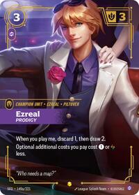 Spiritforged : Ezreal - Prodigy (Alternate Art) - 149a/221 - Foil - Showcase