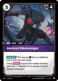 Spiritforged : Ancient Warmonger - 131/221 - Foil - Uncommon - Unit