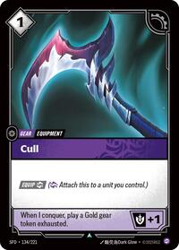 Spiritforged : Cull - 134/221 - Normal - Uncommon - Gear