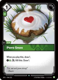 Spiritforged : Poro Snax - 046/221 - Foil - Uncommon - Gear