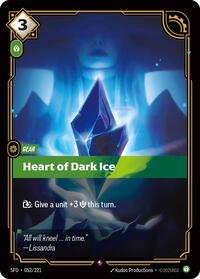 Spiritforged : Heart of Dark Ice - 052/221 - Foil - Rare - Gear