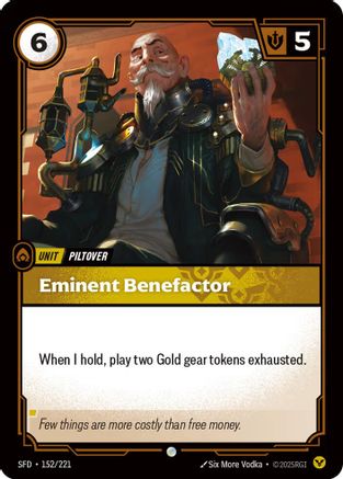Eminent Benefactor (152/221) - Spiritforged Foil