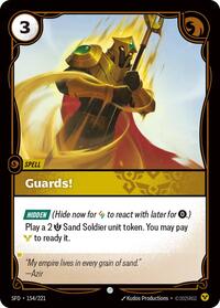 Spiritforged : Guards! - 154/221 - Foil - Common - Spell