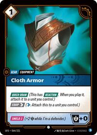 Spiritforged : Cloth Armor - 064/221 - Normal - Common - Gear
